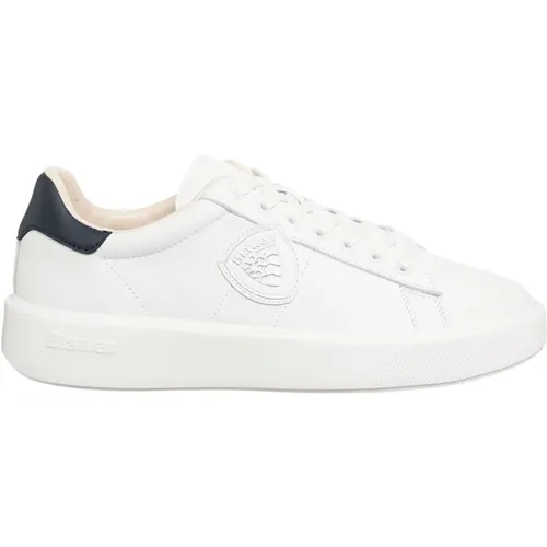 Plain Lace-Up Sneakers , male, Sizes: 11 UK, 8 UK, 10 UK, 7 UK, 9 UK, 6 UK - Blauer - Modalova