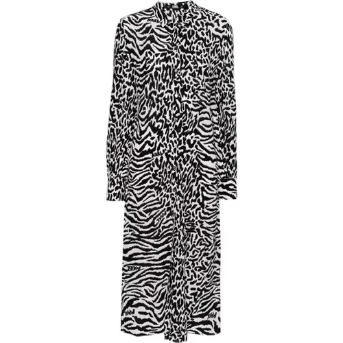 Animal Print Shirt Dress , female, Sizes: S, XS - Karl Lagerfeld - Modalova