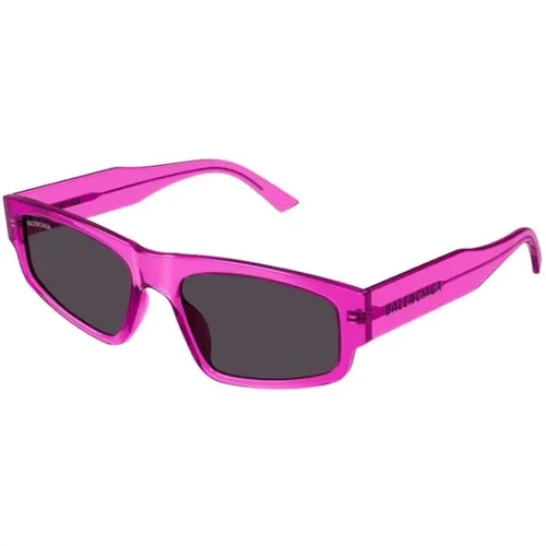 Fuchsia Men's Sunglasses , male, Sizes: 58 MM - Balenciaga - Modalova