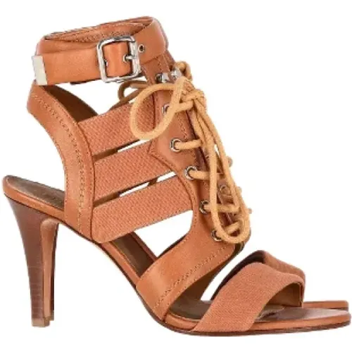 Pre-owned Leather sandals , female, Sizes: 5 1/2 UK - Chloé Pre-owned - Modalova