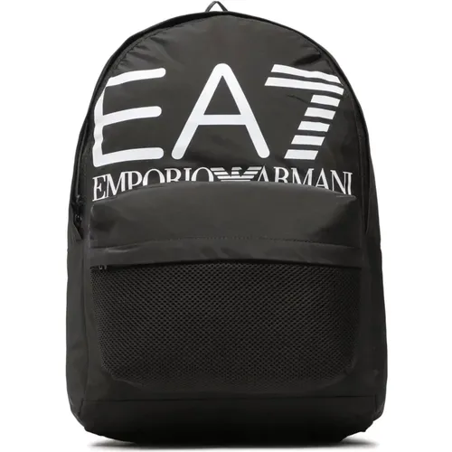 Men's Big Logo Backpack , male, Sizes: ONE SIZE - Emporio Armani EA7 - Modalova