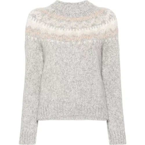 Alpaca Wool Blend Sweater , female, Sizes: L, XL - PESERICO - Modalova