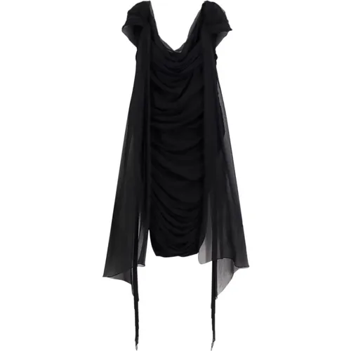 Gedrapes Stretch-Viskose ärmelloses Kleid - Givenchy - Modalova