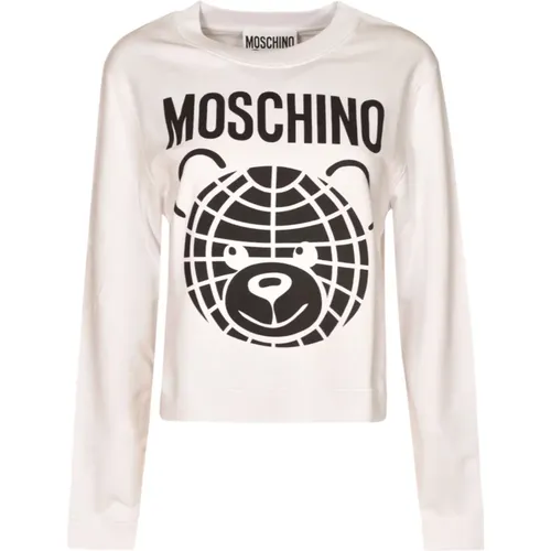 Damenmode Sweatshirts , Damen, Größe: M - Moschino - Modalova