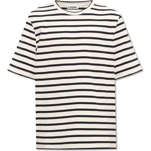 Striped T-shirt , male, Sizes: XS, M, S, L - Jil Sander - Modalova