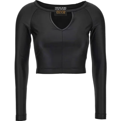 Stylisches Top für Modebegeisterte , Damen, Größe: XS - Versace Jeans Couture - Modalova