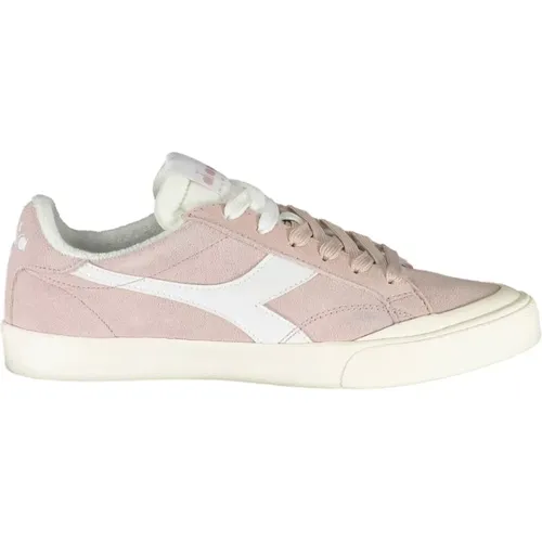 Sportliche Rosa Schnürschuhe mit Kontrastdetails - Diadora - Modalova