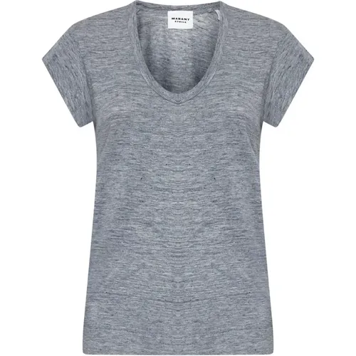 Grey T-shirts and Polos Zankou-Ga , female, Sizes: XS - Isabel Marant Étoile - Modalova