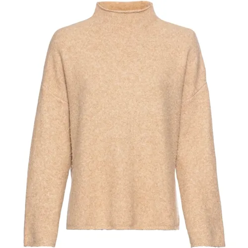 Wool Blend Turtleneck Sweater , female, Sizes: XL, L, M, S - camel active - Modalova