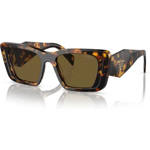 Rechteckige Sonnenbrille mit UV-Schutz , unisex, Größe: 51 MM - Prada - Modalova