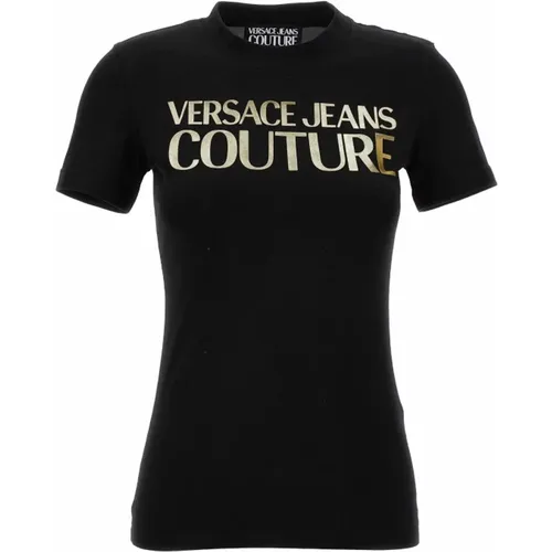 Modisches T-Shirt von , Damen, Größe: M - Versace Jeans Couture - Modalova
