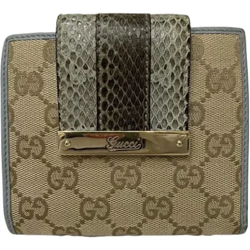 Pre-owned Canvas wallets , female, Sizes: ONE SIZE - Gucci Vintage - Modalova