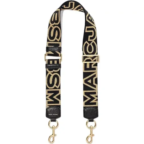 Schwarze Umhängetasche mit Gold-Details , Damen, Größe: ONE Size - Marc Jacobs - Modalova