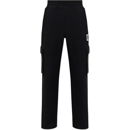 Sweatpants mit Patch , Herren, Größe: L - Moschino - Modalova