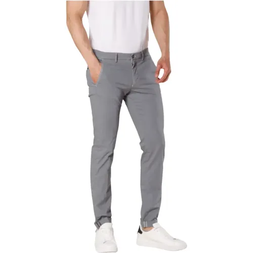 Slim Fit Baumwolle Tencel Chino Hose , Herren, Größe: 2XL - Mason's - Modalova