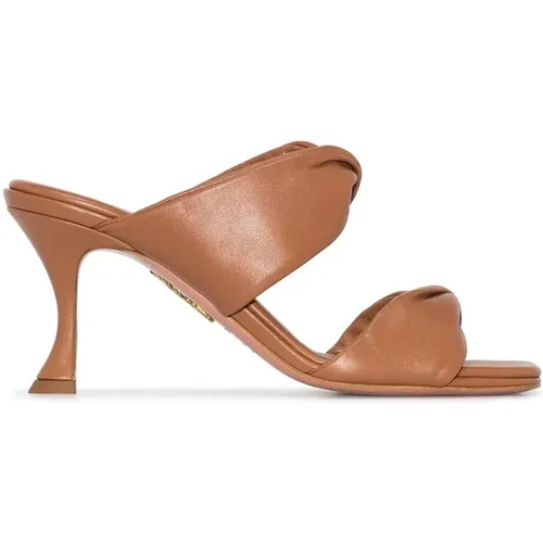 Twist sandal 75 mm , female, Sizes: 4 1/2 UK - Aquazzura - Modalova