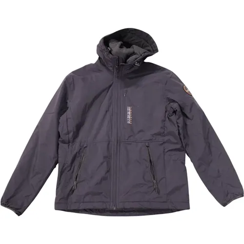 Marineblaue Stilvolle Jacke , Herren, Größe: 2XL - Napapijri - Modalova