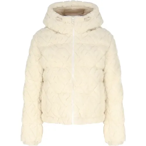 Logo FF Wool Alpaca Jacket , female, Sizes: XL, M, L - Fendi - Modalova