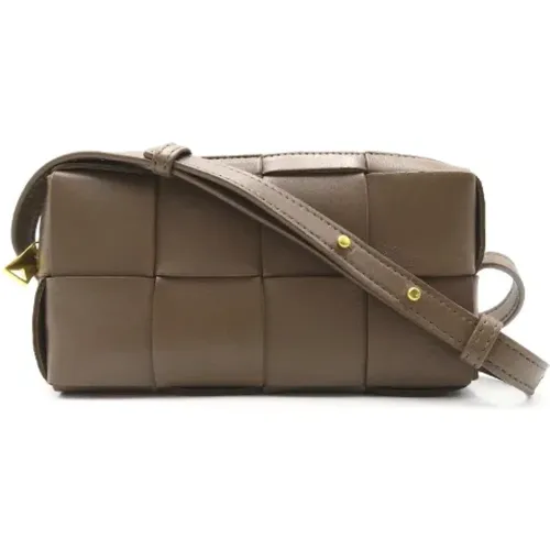 Pre-owned Leather crossbody-bags , female, Sizes: ONE SIZE - Bottega Veneta Vintage - Modalova