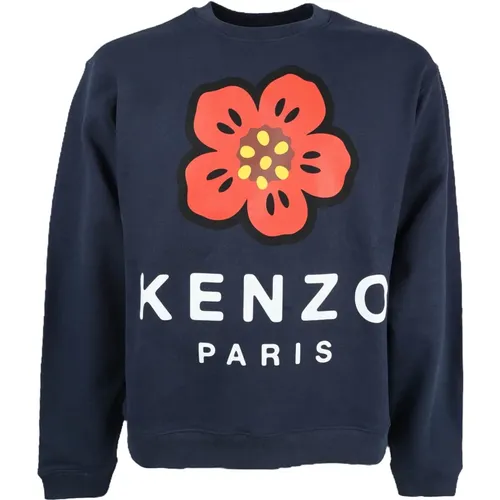Artistic Cotton Sweatshirt , male, Sizes: XS - Kenzo - Modalova