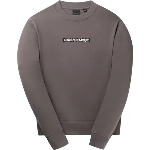 Grauer Pullover mit Click-Logo - Daily Paper - Modalova