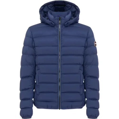 Kurze Herren Steppjacke mit abnehmbarer Kapuze - Colmar - Modalova