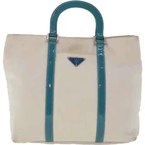 Luxuriöse weiße Stofftasche von Prada - Prada Vintage - Modalova