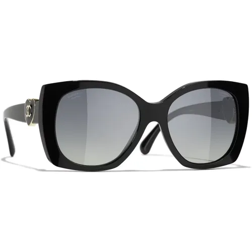 Ch5519 C622S8 Sunglasses , female, Sizes: 55 MM - Chanel - Modalova