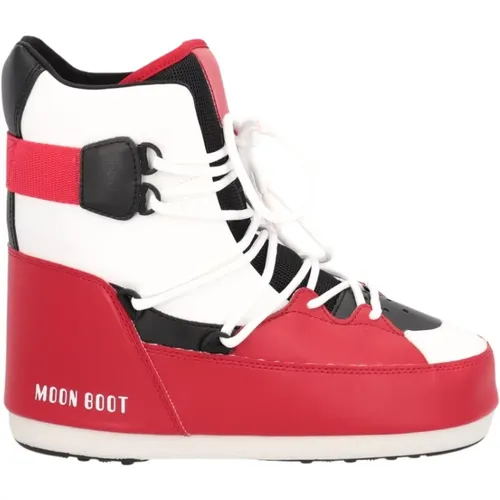 Bicolor Mid Sneaker with Logo , male, Sizes: 9 UK, 7 UK - moon boot - Modalova