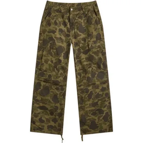 Camo Hose für urbanen Stil , Herren, Größe: W34 - Carhartt WIP - Modalova