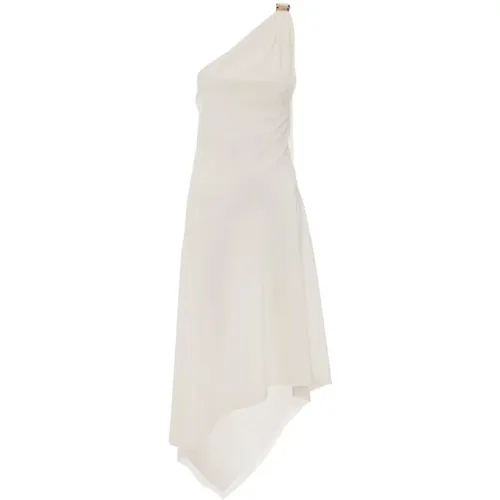 Elegantes Weißes Midi-Kleid , Damen, Größe: XS - JW Anderson - Modalova