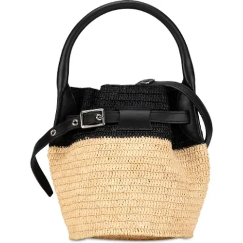 Pre-owned Raffia celine-bags , female, Sizes: ONE SIZE - Celine Vintage - Modalova