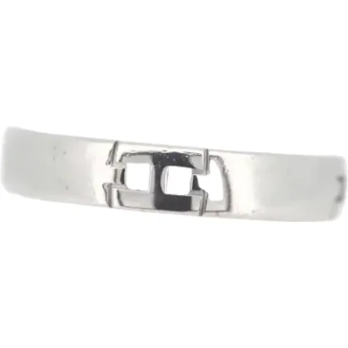 Pre-owned Metal rings , female, Sizes: ONE SIZE - Hermès Vintage - Modalova