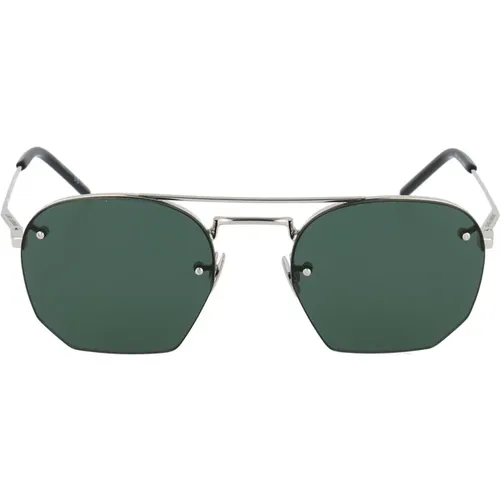 Stylish Sungles with Emerald Ombre Design , male, Sizes: 52 MM - Saint Laurent - Modalova