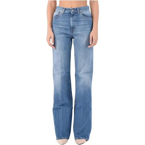 Wide Jeans , female, Sizes: W27, W25, W31 - Dondup - Modalova