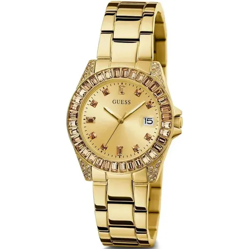 Stainless Steel Bracelet Watch , female, Sizes: ONE SIZE - Guess - Modalova