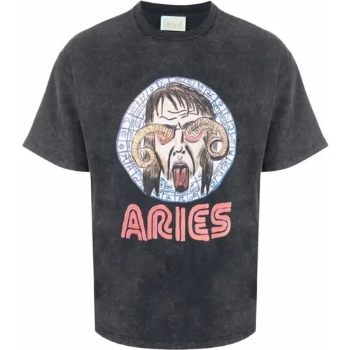 Astrology For Aliens Logo T-Shirt , male, Sizes: M - Aries - Modalova