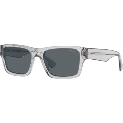 Transparente Grau/Blau Sonnenbrille - Prada - Modalova