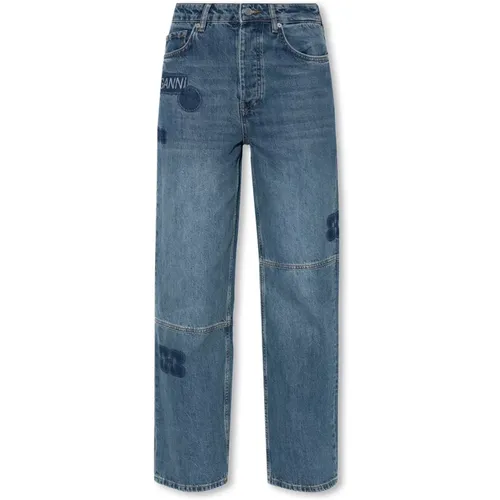 Straight leg jeans Ganni - Ganni - Modalova