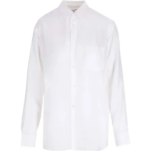 Weiße Hemd , Herren, Größe: M - Comme des Garçons - Modalova