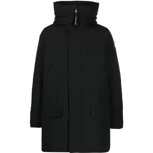 Streamlined Langford Parka Coat with Added Features , male, Sizes: S - Canada Goose - Modalova