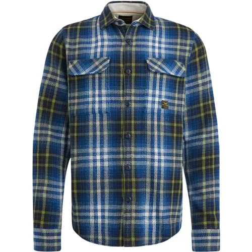 Heavy Twill Check Long Sleeve Shirt , male, Sizes: L - PME Legend - Modalova