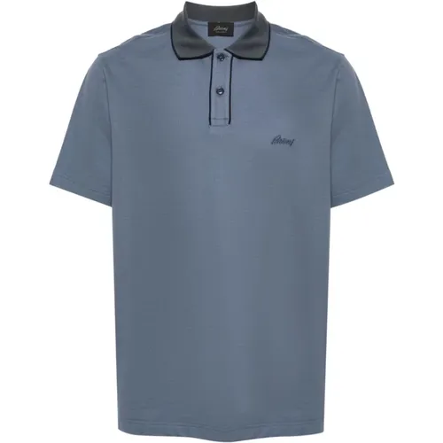 Polo-Shirt mit gesticktem Logo , Herren, Größe: 2XL - Brioni - Modalova