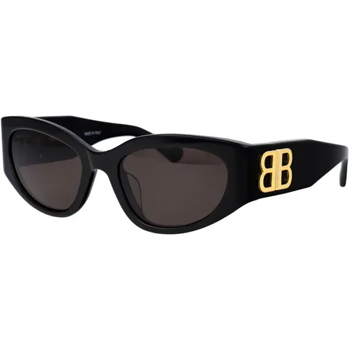 Stylish Sunglasses with Model Bb0324Sk , female, Sizes: 55 MM - Balenciaga - Modalova