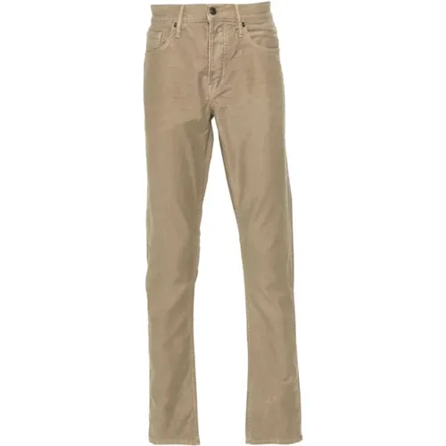 Beige Jeans mit Logo-Patch Tom Ford - Tom Ford - Modalova