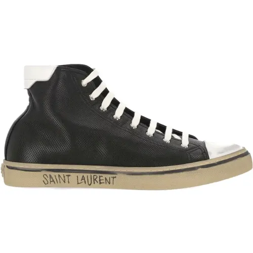 Leather Sneakers Aw23 , male, Sizes: 12 UK - Saint Laurent - Modalova