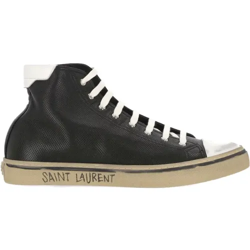 Leather Sneakers Aw23 , male, Sizes: 9 UK, 8 1/2 UK, 8 UK, 7 UK, 9 1/2 UK - Saint Laurent - Modalova