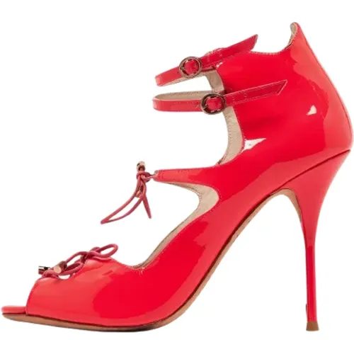 Pre-owned Leather sandals , female, Sizes: 6 1/2 UK - Sophia Webster Pre-owned - Modalova