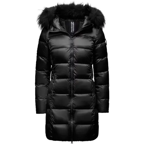 Womens Fur Hood Down Jacket , female, Sizes: L, XS, 3XL, M, XL, S, 2XL - BomBoogie - Modalova
