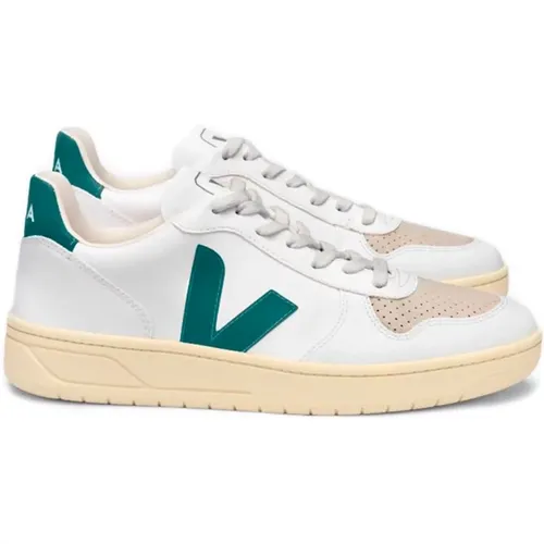 Iconic V-10 CWL Vegan Sneakers - Brittany , male, Sizes: 3 UK - Veja - Modalova